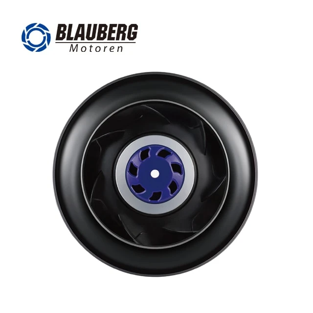 250mm EC Backward Curved Centrifugal Fan Impeller For Mini Freezer Room